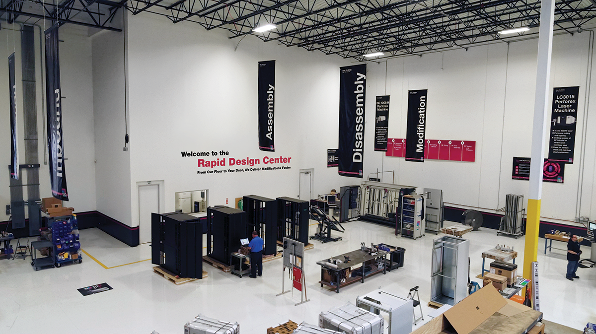 Rittal Houston Modification Center Automated Panel Modifications